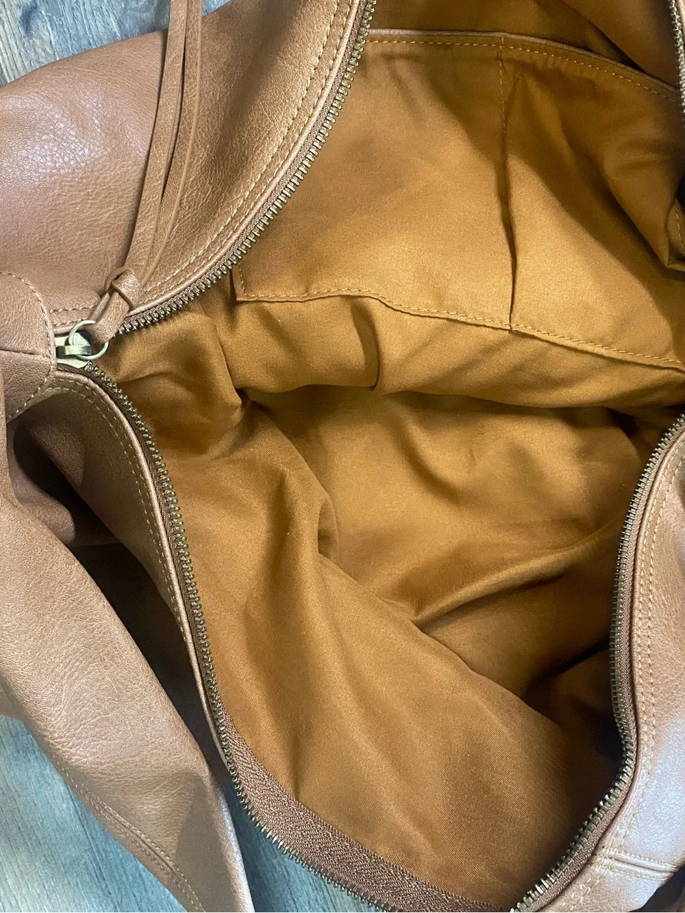 Everyday Free People Hobo Shoulder Bag in Cognac Brown